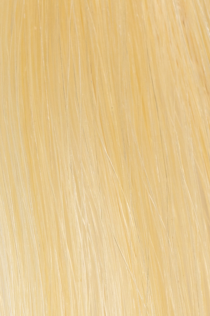 60 Light Golden Blonde hair colour — Macro