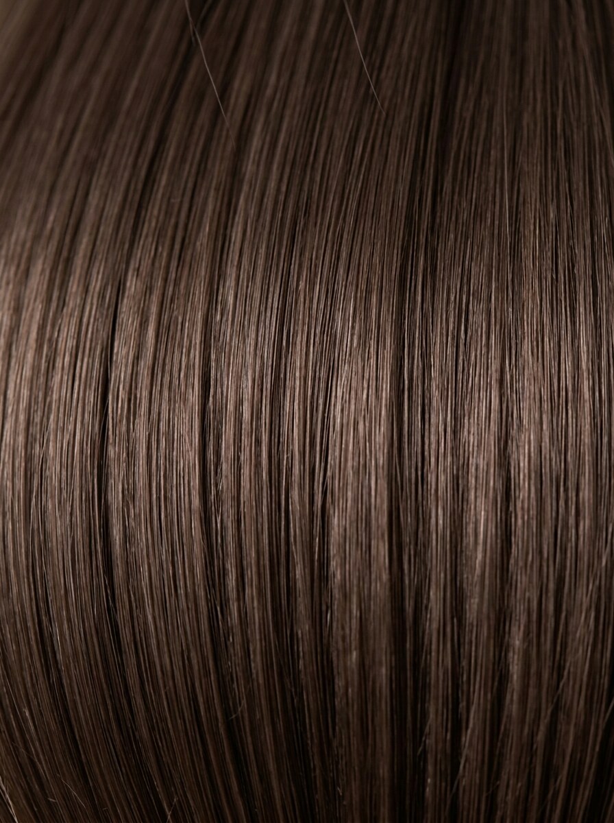 2 Dark Brown hair colour — Macro