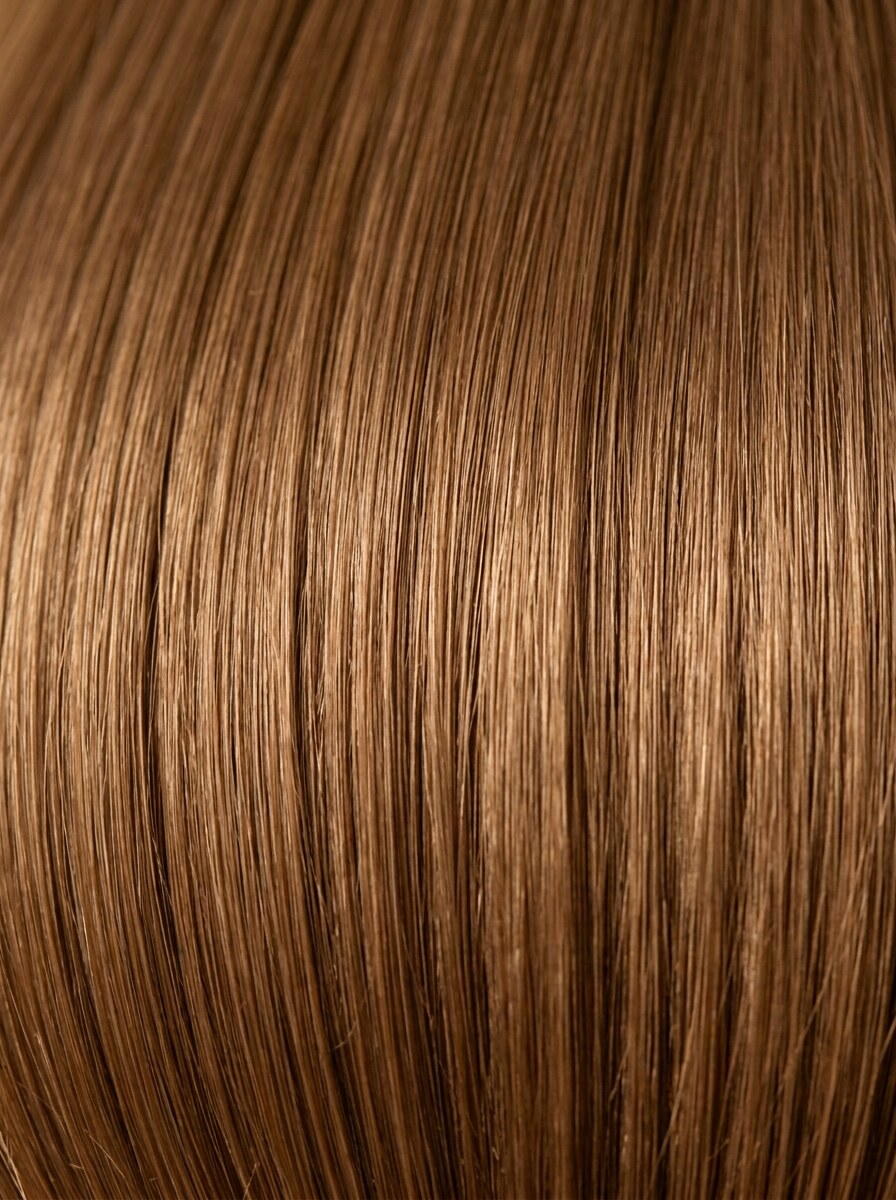 12 Golden Brown hair colour — Macro