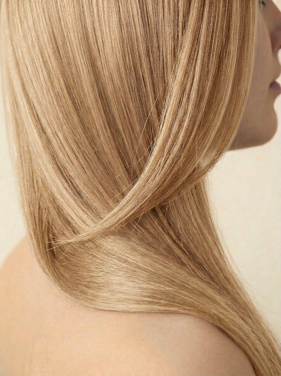 613 Light Blonde hair colour — Side profile