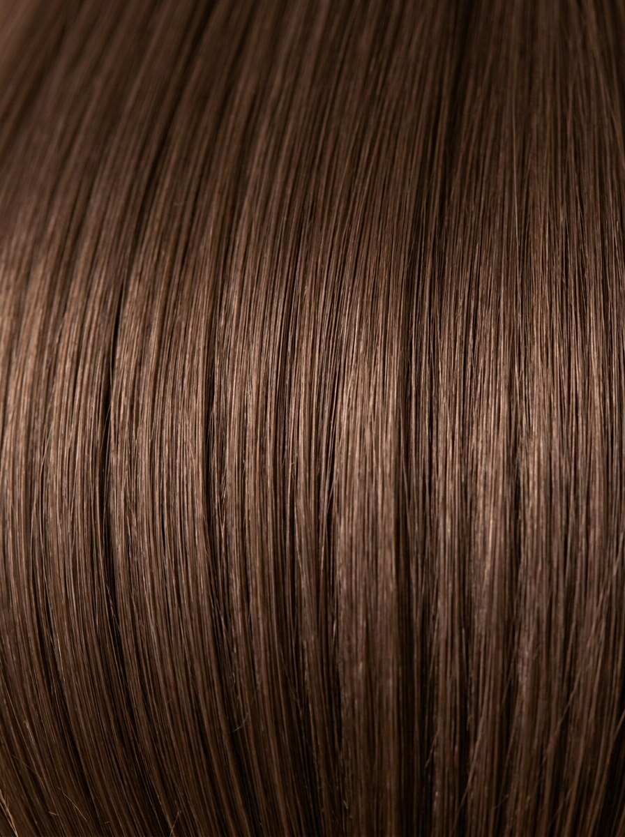 4 Medium Brown hair colour — Macro